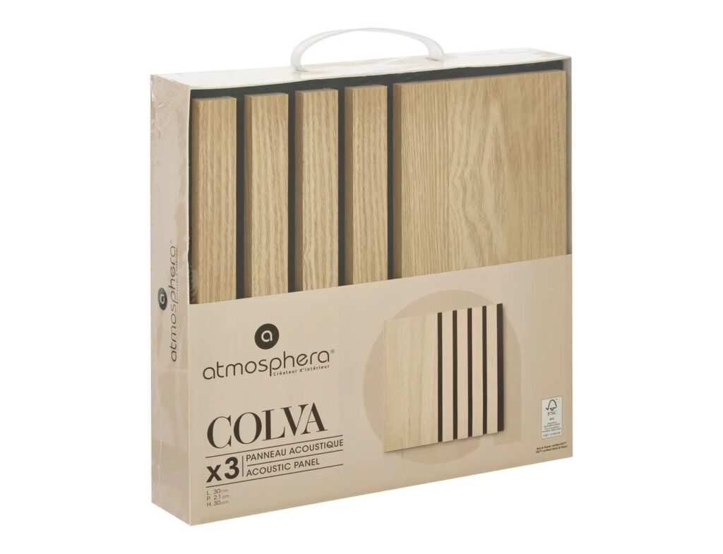 Πάνελ Τοίχου 3D Colva Atmosphera - 30X30Cm - 3Τμχ