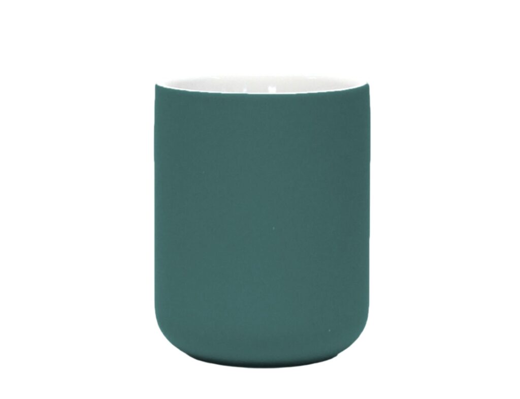 Ποτήρι Οδοντόβουρτσας Douceur D'intérieur - 7.3X9.5Cm - Πράσινο