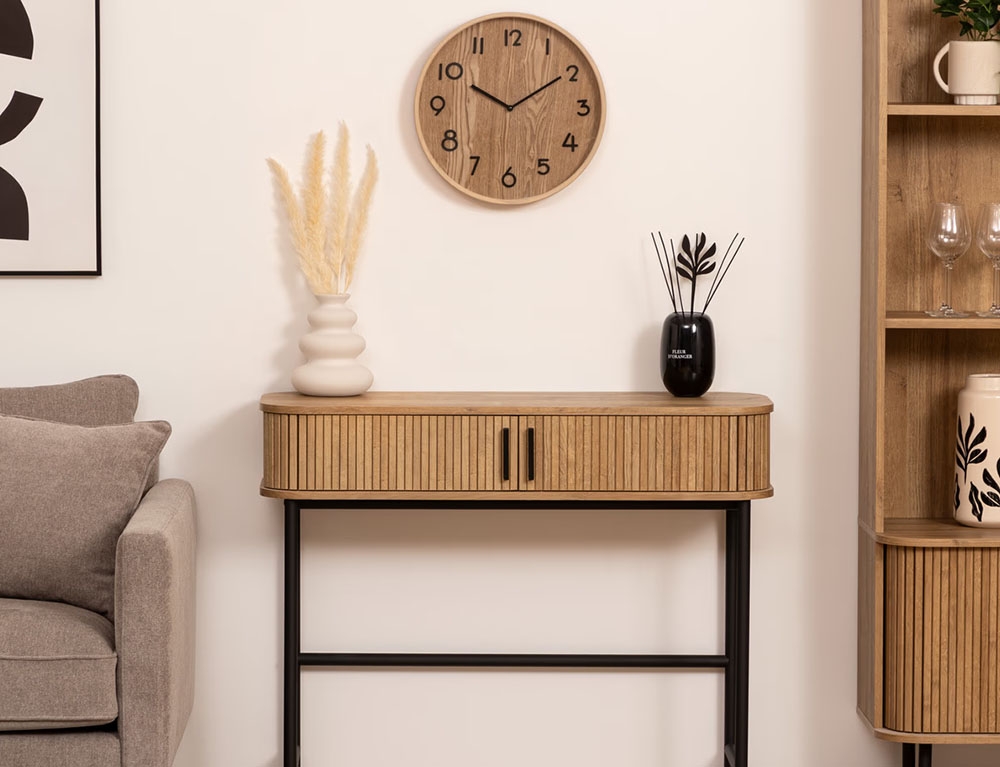Ρολόγια Εσωτερικού Χώρου Wood Clock Ivana D38 Atmosphera 193109