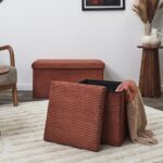Σκαμπό & Πουφ Chest Foldable Pouffe Scott Terra Hd0275