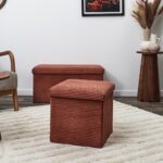 Σκαμπό & Πουφ Chest Foldable Pouffe Scott Terra Hd0275