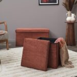 Σκαμπό & Πουφ Chest Foldable Pouffe Scott Terra Hd0275