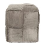 Σκαμπό Scott Home Deco Factory - 36X38Cm - Γκρι