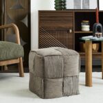 Σκαμπό Scott Home Deco Factory - 36X38Cm - Γκρι