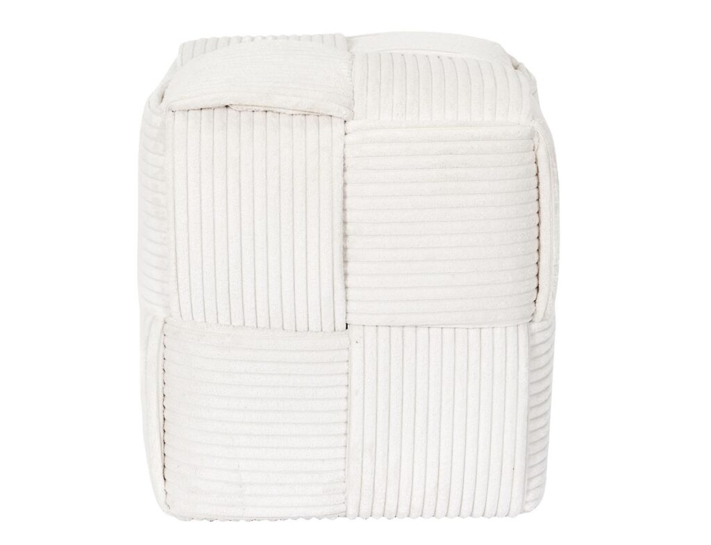 Σκαμπό Scott Home Deco Factory - 36X38Cm - Μπεζ