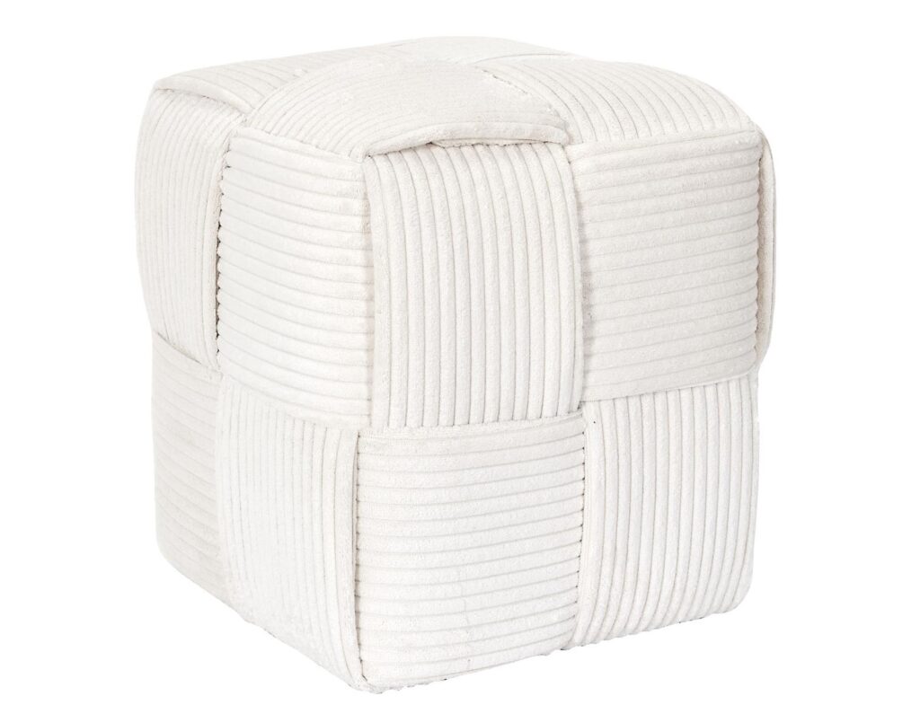 Σκαμπό Scott Home Deco Factory - 36X38Cm - Μπεζ