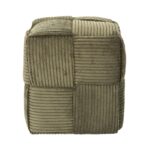 Σκαμπό Scott Home Deco Factory - 36X38Cm - Πράσινο