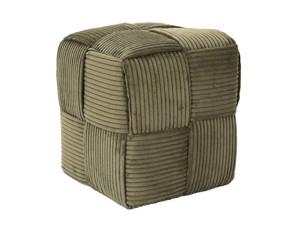 Σκαμπό Scott Home Deco Factory - 36X38Cm - Πράσινο