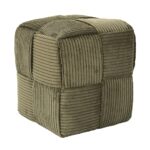Σκαμπό Scott Home Deco Factory - 36X38Cm - Πράσινο