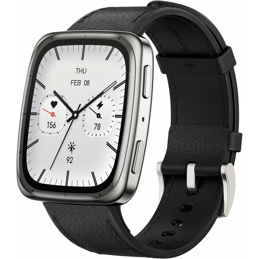 Smartwatch Amazfit ACTIVE 2 SQUARE Μαύρο Χάλυβας 1,75"