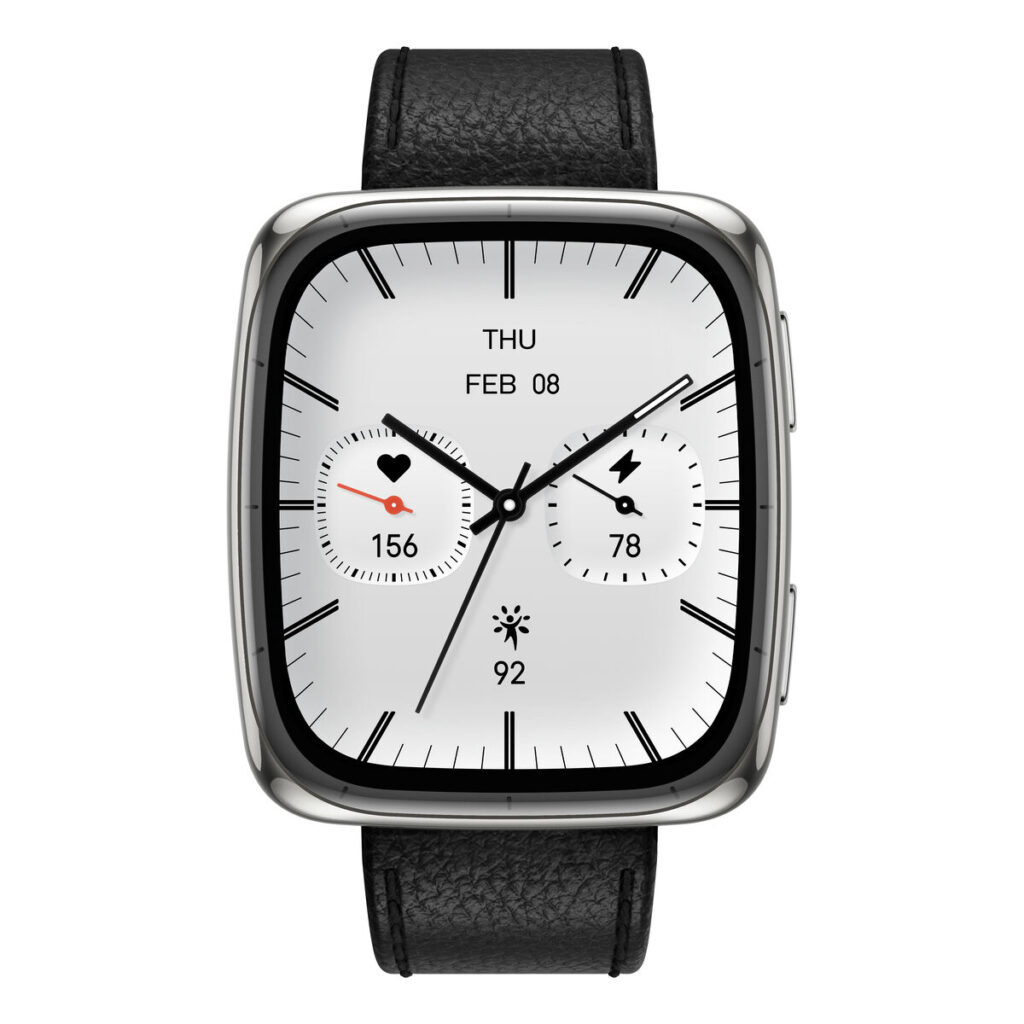 Smartwatch Amazfit ACTIVE 2 SQUARE Μαύρο Χάλυβας 1,75"