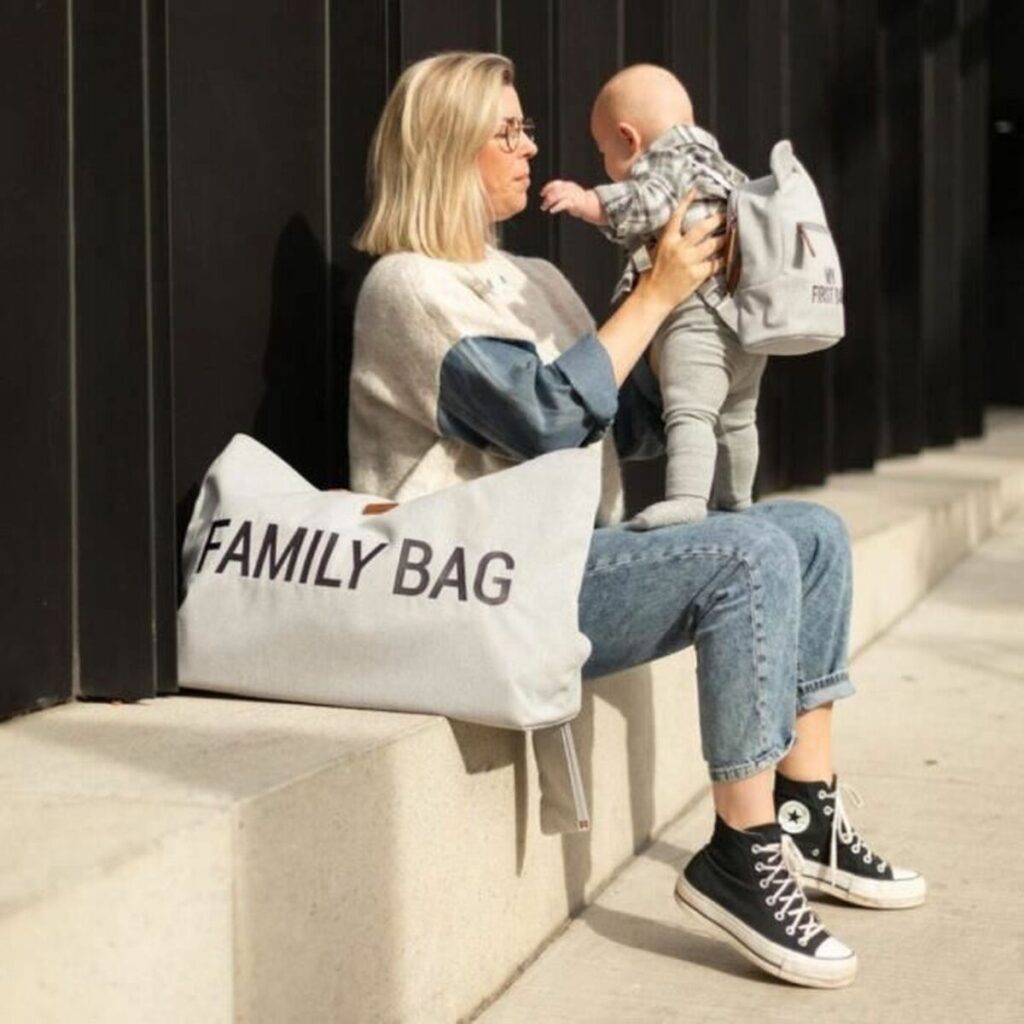 Τσάντα Αλλαγής Πάνας Childhome Family Bag Γκρι