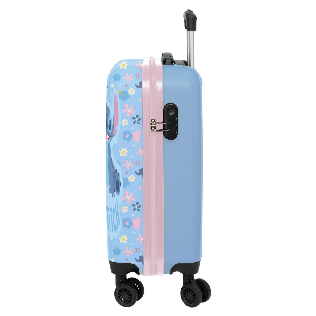 Βαλίτσα Καμπίνας Τρόλεϊ Stitch HAPPY Celeste 20'' 20 L 34,5 x 55 x 20 cm