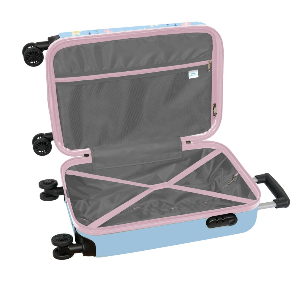 Βαλίτσα Καμπίνας Τρόλεϊ Stitch HAPPY Celeste 20'' 20 L 34,5 x 55 x 20 cm