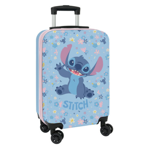 Βαλίτσα Καμπίνας Τρόλεϊ Stitch HAPPY Celeste 20'' 20 L 34,5 x 55 x 20 cm