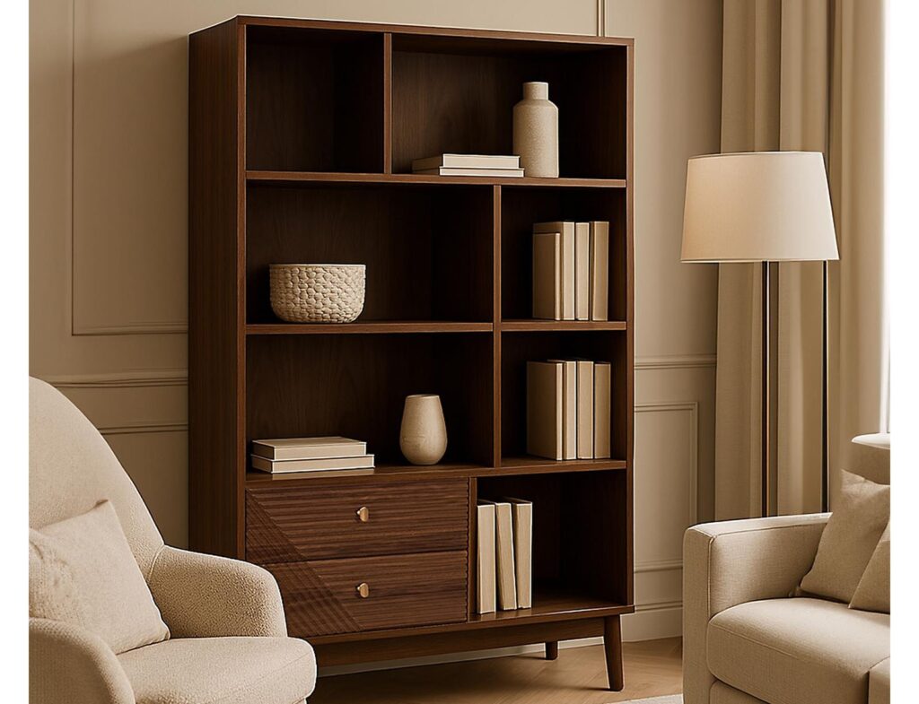 Βιβλιοθήκη Tiffany Home Deco Factory - 100X35X140Cm