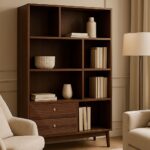 Βιβλιοθήκη Tiffany Home Deco Factory - 100X35X140Cm