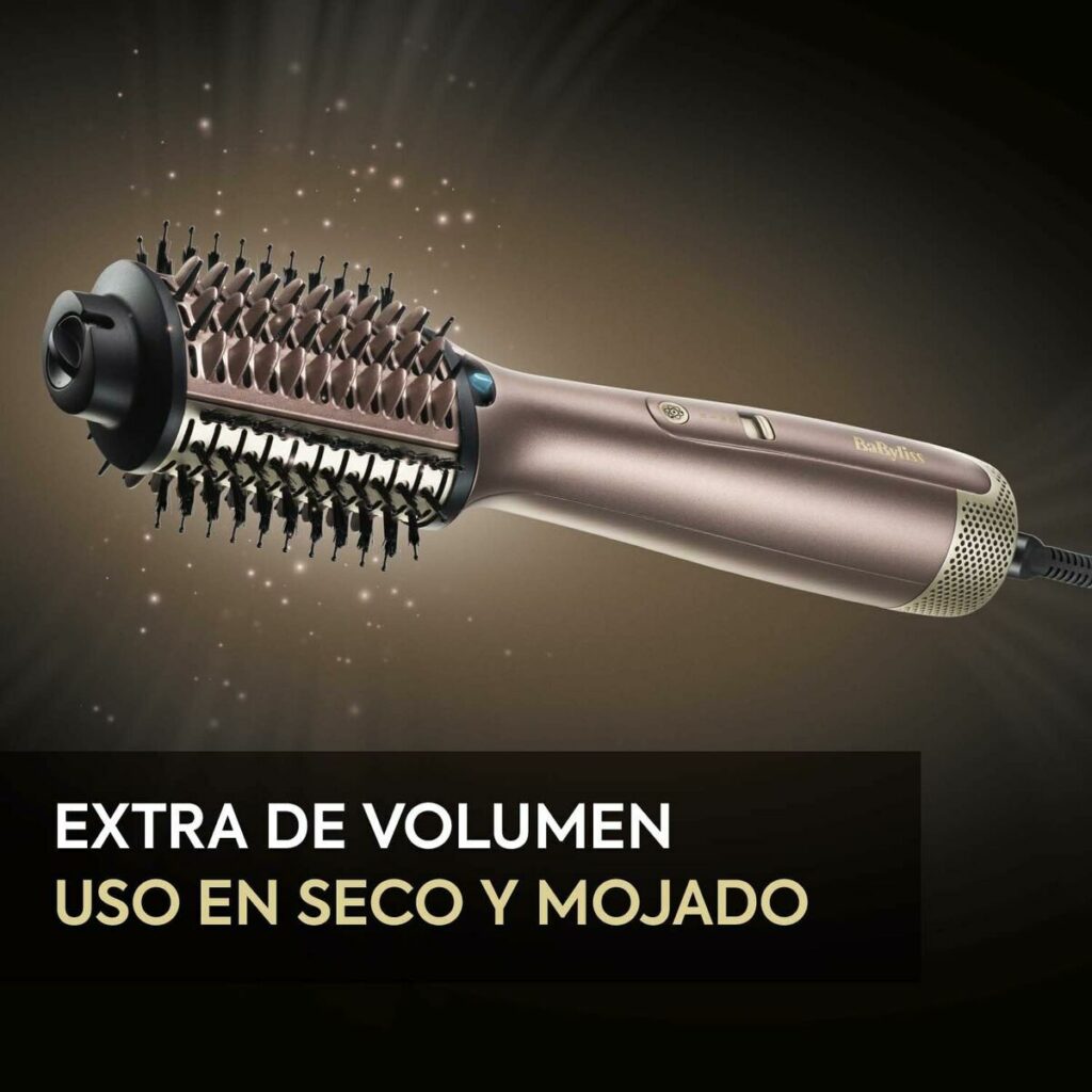 Βούρτσα Κομμωτηρίου Babyliss AS95E Μαύρο Σαμπάνια 1000 W