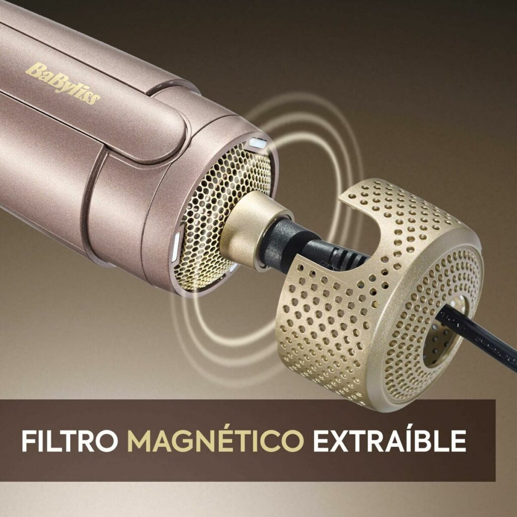 Βούρτσα Κομμωτηρίου Babyliss AS95E Μαύρο Σαμπάνια 1000 W