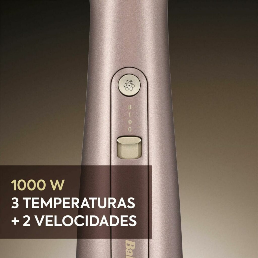 Βούρτσα Κομμωτηρίου Babyliss AS95E Μαύρο Σαμπάνια 1000 W