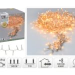 1200 Led Φωτάκια - 24 Μέτρα - Χρονοδιακόπτης - Extra Θερμό Λευκό