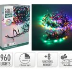 960 Led Φωτάκια - 12.4 Μέτρα - Χρονοδιακόπτης - Πολύχρωμο