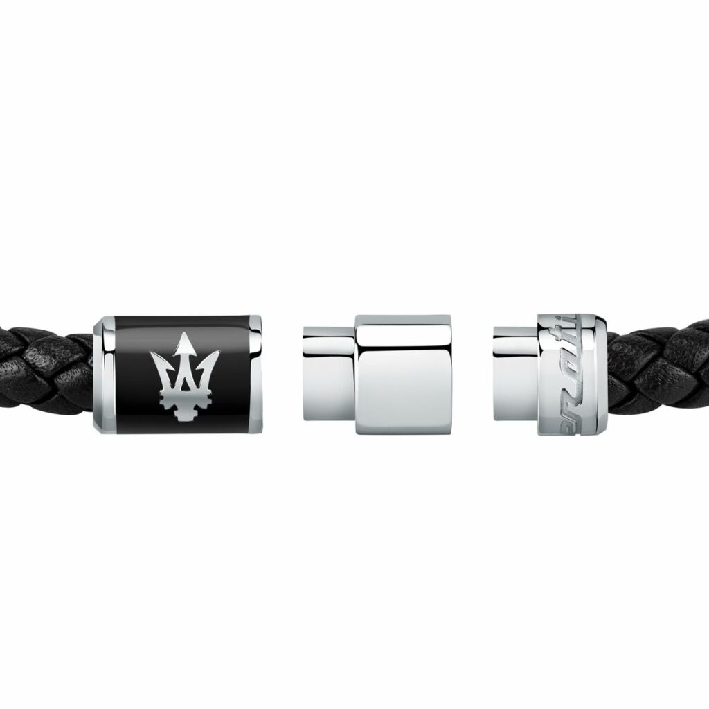 Ανδρικά Βραχιόλια Maserati JM222AVE07 Δέρμα 25 cm