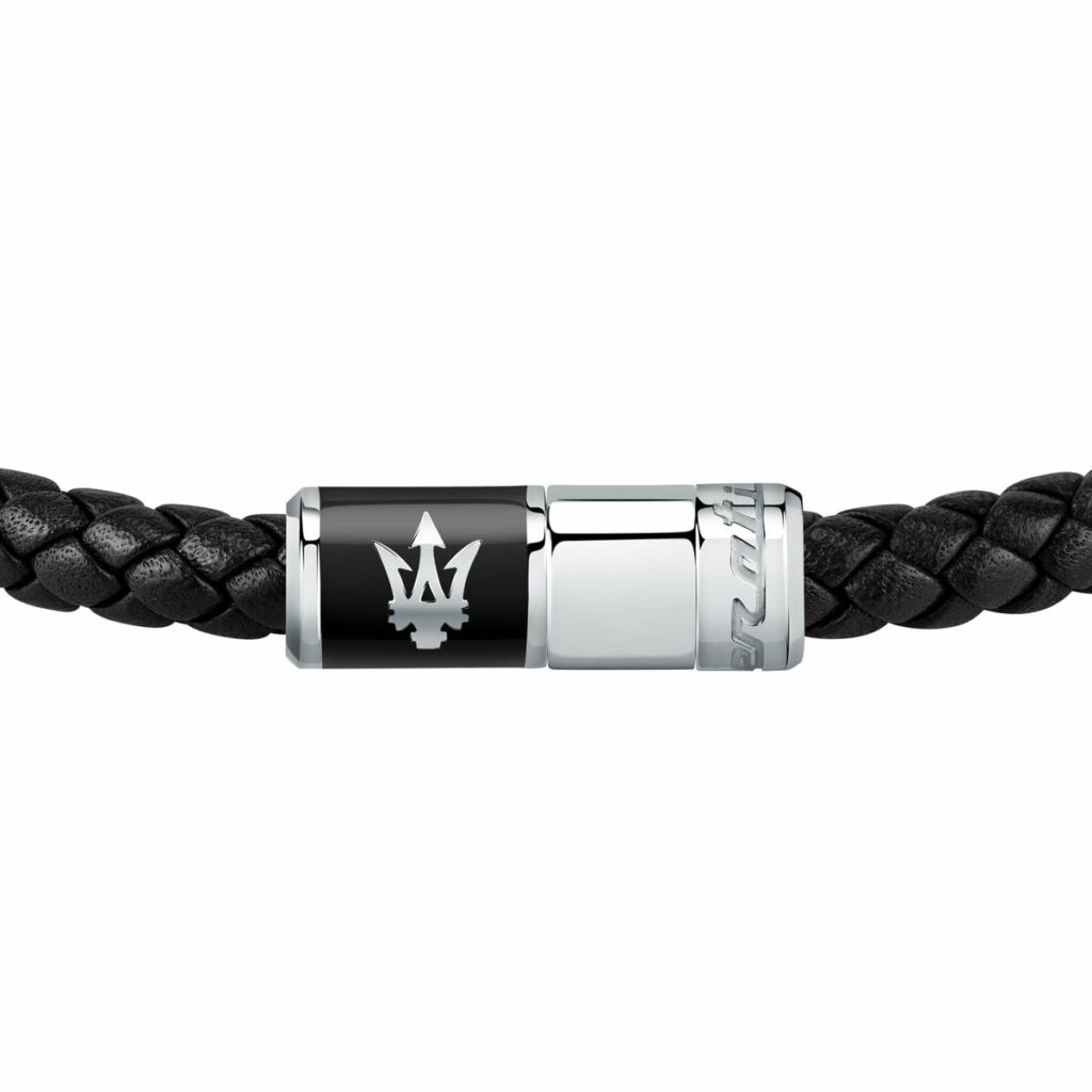 Ανδρικά Βραχιόλια Maserati JM222AVE07 Δέρμα 25 cm