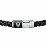 Ανδρικά Βραχιόλια Maserati JM222AVE07 Δέρμα 25 cm
