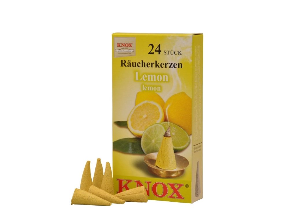 Αρωματικά Για Ξύλινους Smokers Knox Incense Cones 3Cm, Set Of 24(10023134) Lemon