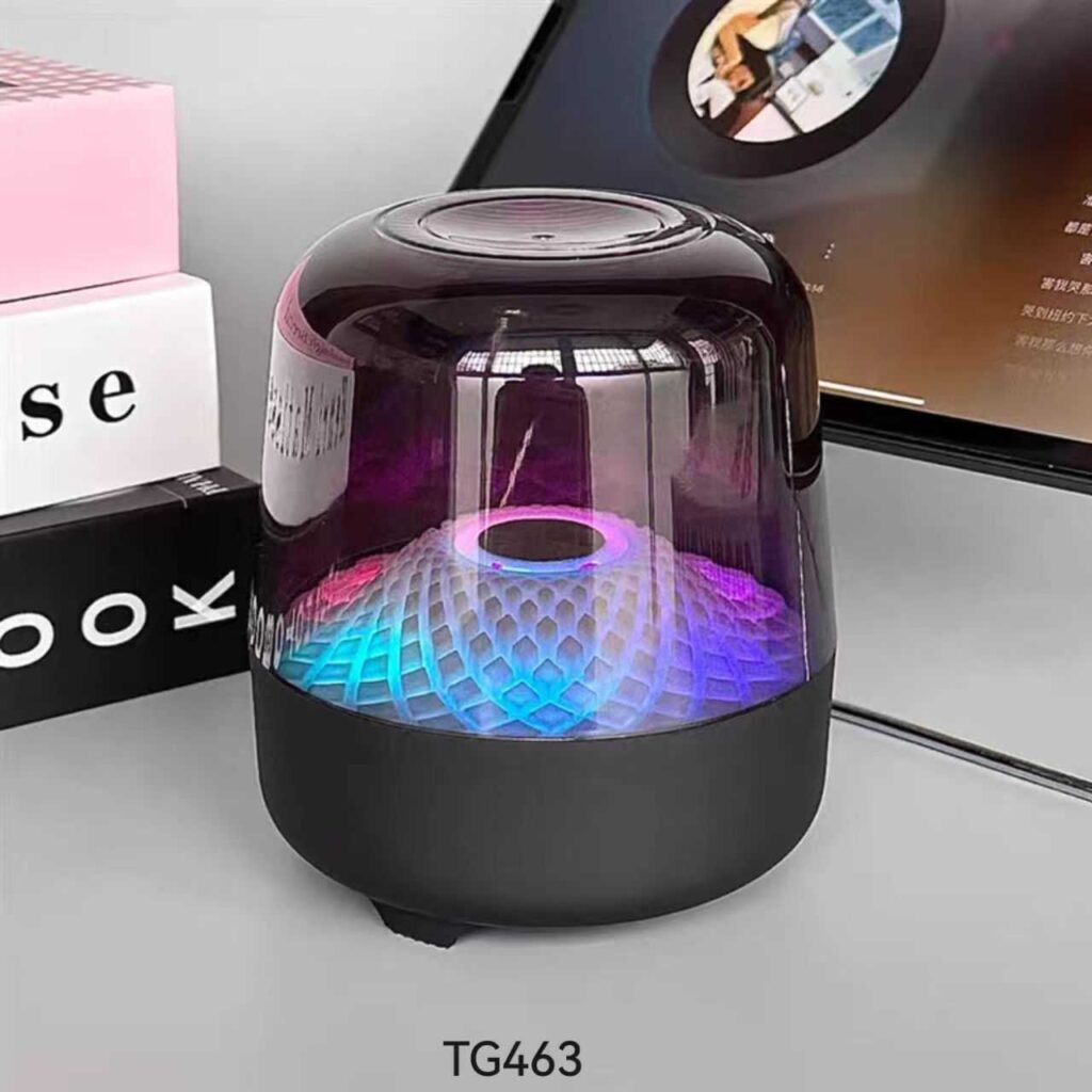 Ασύρματο ηχείο Bluetooth με φωτισμό LED - TG-463 - 813577 - Blue
