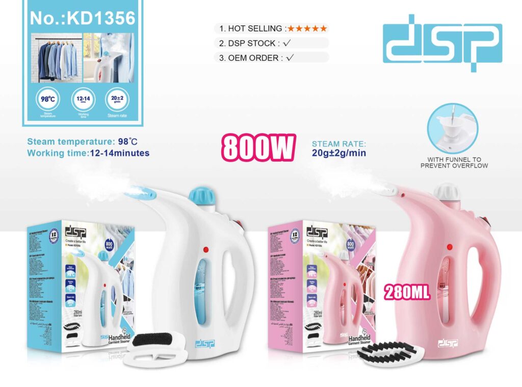 Ατμοκαθαριστής ρούχων χειρός - KD1356 - White - DSP - 618434