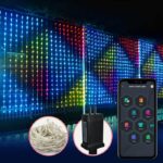 Χριστουγεννιάτικα φώτα LED με App ελέγχου - Κουρτίνα - IC - 3m*3m - RGB - 272337