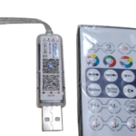 Χριστουγεννιάτικα φώτα LED RGB με USB - Stars - 10m - 66L - 272358