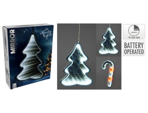 Χριστουγεννιάτικα Λαμπάκια Led Mirror Tree 15Cm Infinity Led
