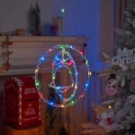Χριστουγεννιάτικο φωτεινό διακοσμητικό 3D LED κρεμαστό - Καμπάνα - 2pcs - 272312 - RGB