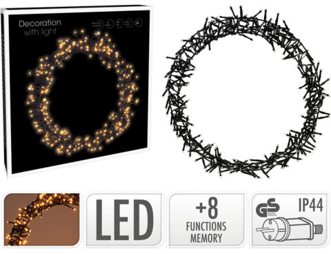 Διακοσμητικά Φωτεινά Στοιχεία Ring 38Cm 300Led E. Warm White Ax8107000