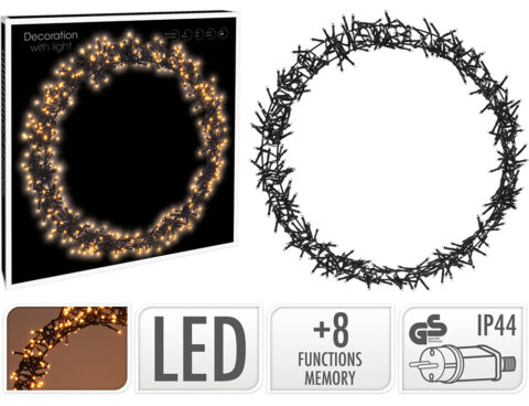 Διακοσμητικά Φωτεινά Στοιχεία Ring 48Cm 400Led E. Warm White Ax8107010