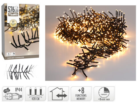 Διακοσμητικά Λαμπάκια Led Cluster Lights 576L Ww Ax8550620
