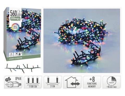 Διακοσμητικά Λαμπάκια Led Micro Cluster 560Led Multi 11M Ax8560210