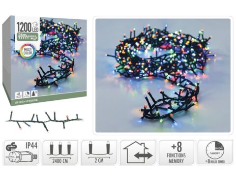 Διακοσμητικά Λαμπάκια Led Microcluster 1200Led Multi 24M Ax8560250