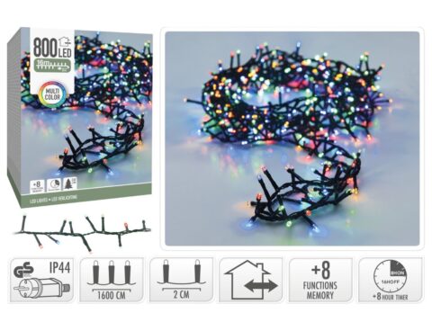 Διακοσμητικά Λαμπάκια Led Microcluster 800Led Multi 16M Ax8560230