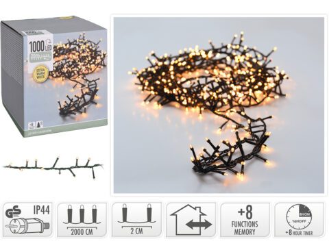 Διακοσμητικά Λαμπάκια Led Snake Ledlight 1000Led Extr Ww Ax8560340