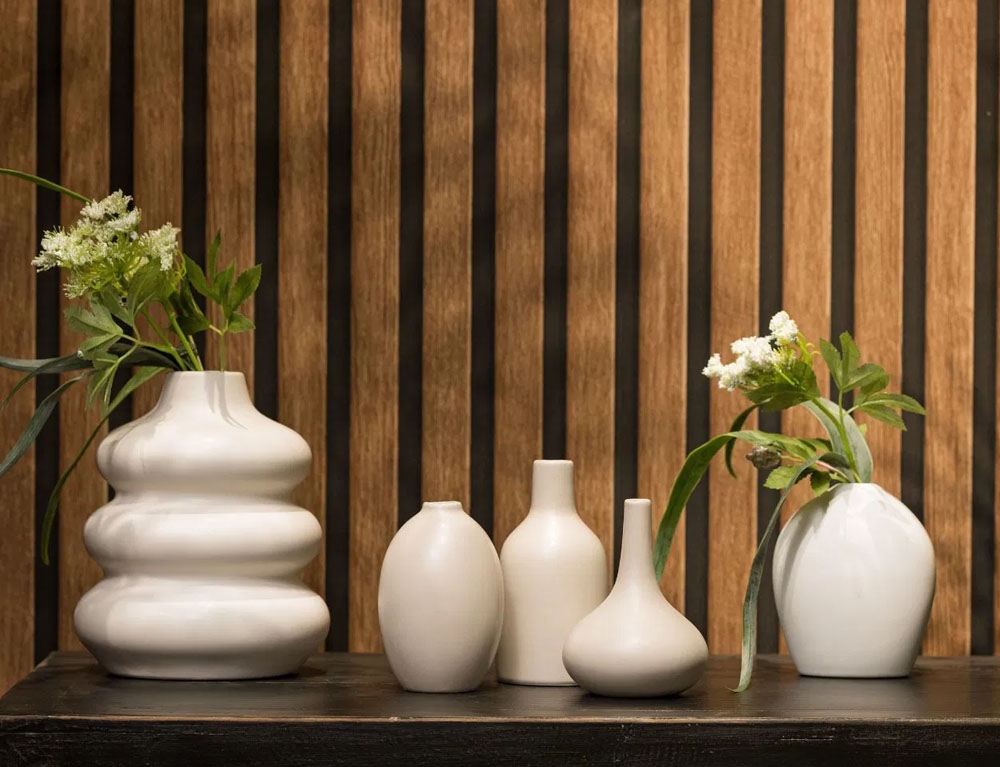 Διακόσμητικά Στοιχεία Vase Ceramic White (W/H/D) 16X20X16Cm