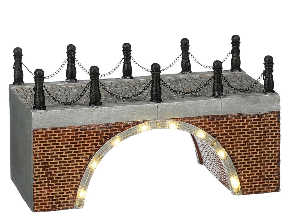 Διακοσμητική Μινιατούρα Γέφυρα Luville Με Led - 11.5X10X20.2Cm
