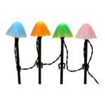 Διακοσμητικό φως για φυτά Lumineo 491763 Πολύχρωμο Mini Μανιτάρι (20 Μονάδες)