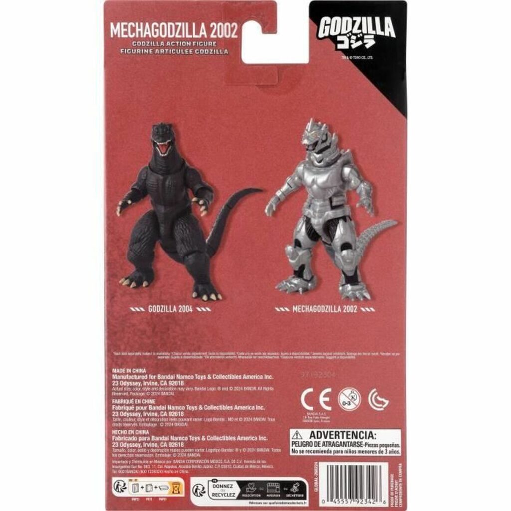 Εικόνες σε δράση Bandai MECHA GODZILLA 2002