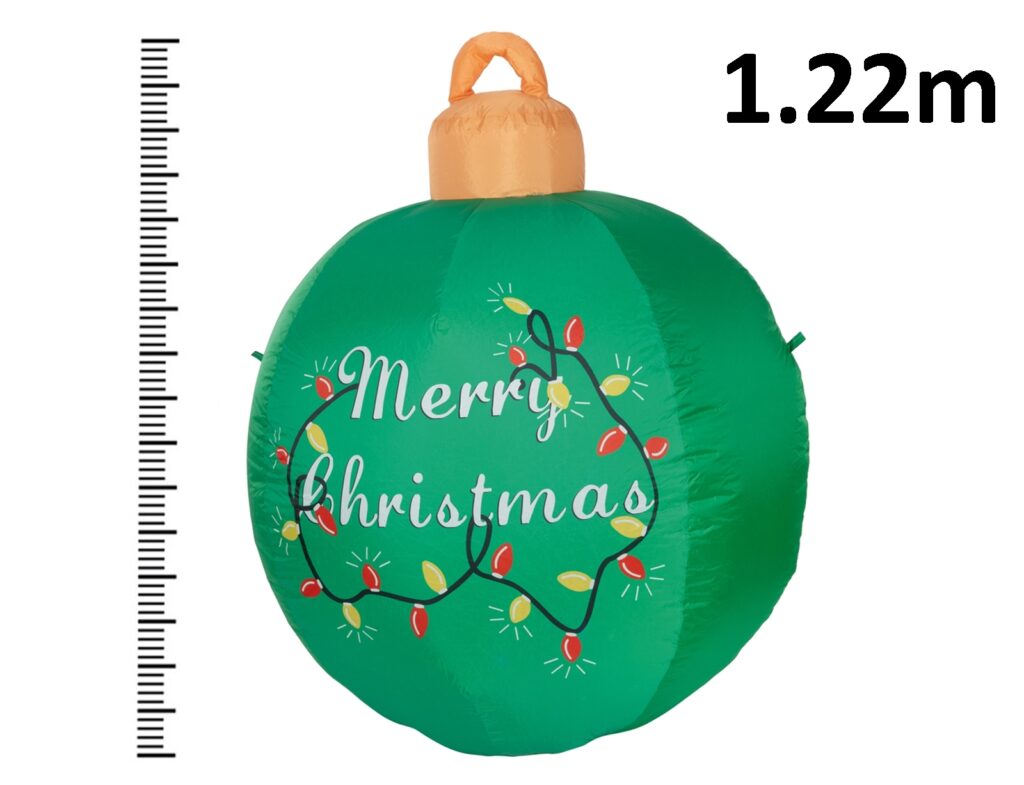 Εορταστική Διακόσμηση Μεγάλου Μεγέθους Xmas Ball Inflatable 122Cm Dif000250