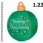 Εορταστική Διακόσμηση Μεγάλου Μεγέθους Xmas Ball Inflatable 122Cm Dif000250