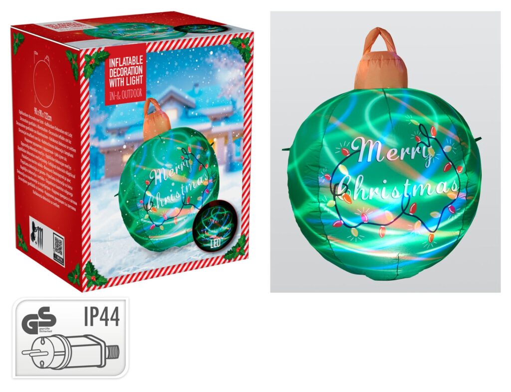 Εορταστική Διακόσμηση Μεγάλου Μεγέθους Xmas Ball Inflatable 122Cm Dif000250